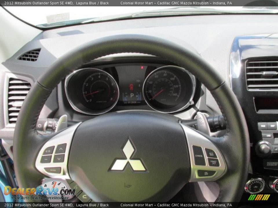 2012 Mitsubishi Outlander Sport SE 4WD Laguna Blue / Black Photo #16