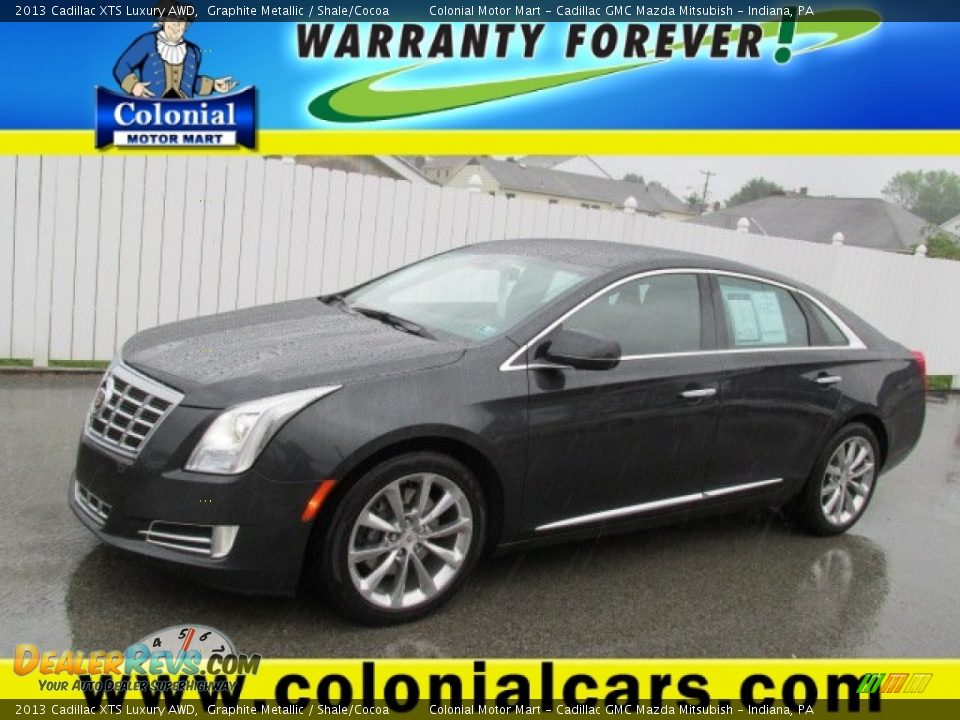 2013 Cadillac XTS Luxury AWD Graphite Metallic / Shale/Cocoa Photo #1