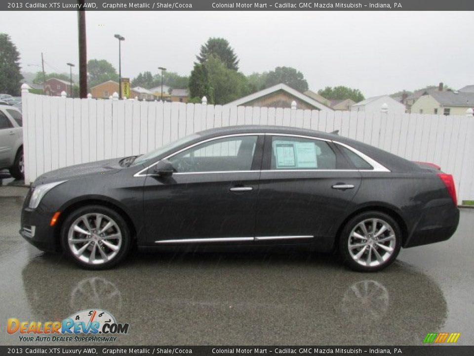 2013 Cadillac XTS Luxury AWD Graphite Metallic / Shale/Cocoa Photo #2