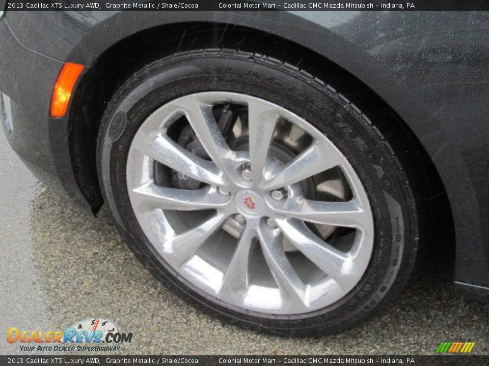 2013 Cadillac XTS Luxury AWD Graphite Metallic / Shale/Cocoa Photo #3