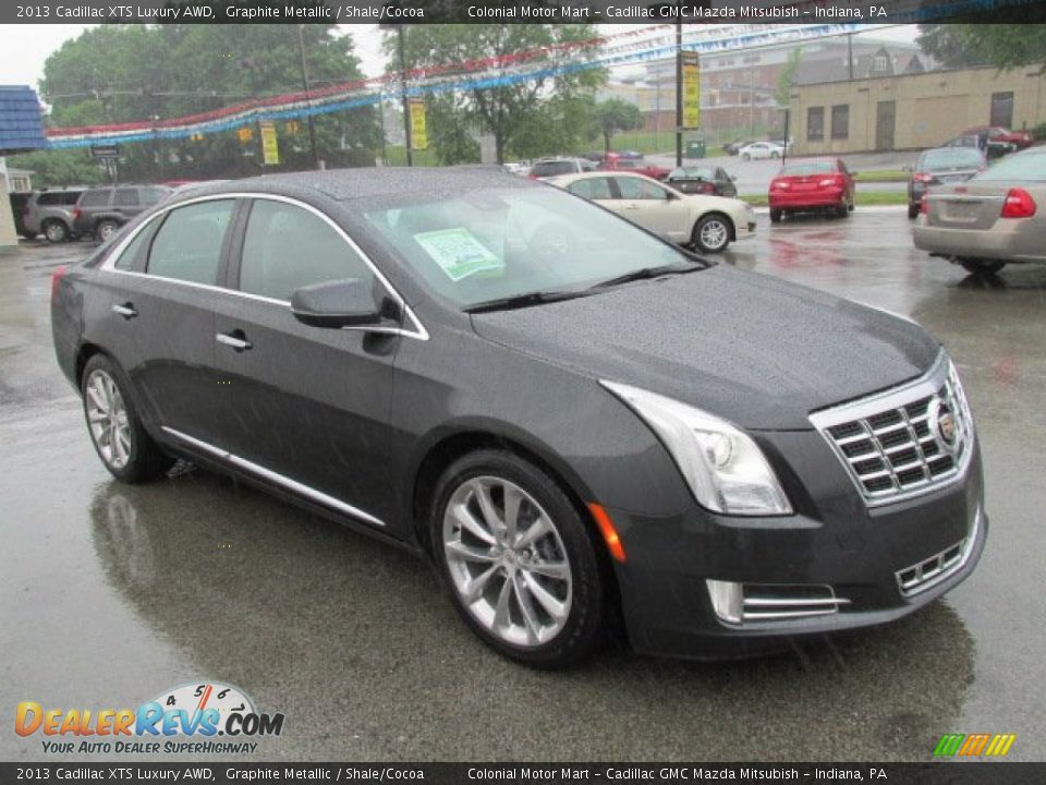 2013 Cadillac XTS Luxury AWD Graphite Metallic / Shale/Cocoa Photo #5
