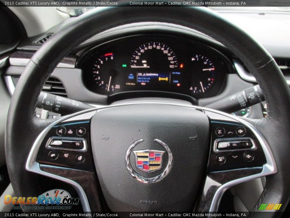 2013 Cadillac XTS Luxury AWD Graphite Metallic / Shale/Cocoa Photo #12