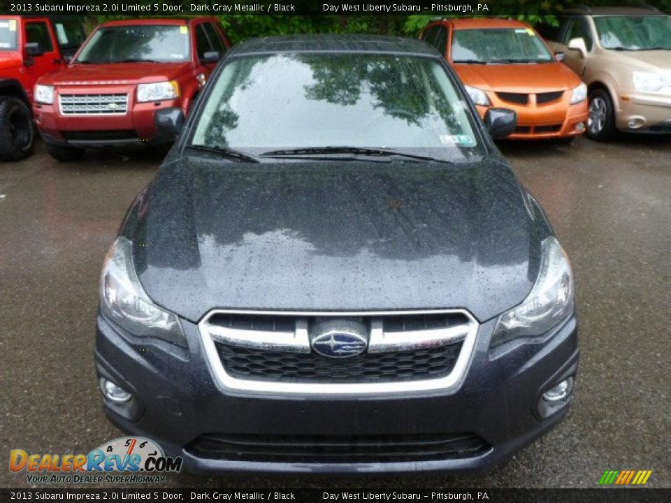 2013 Subaru Impreza 2.0i Limited 5 Door Dark Gray Metallic / Black Photo #7