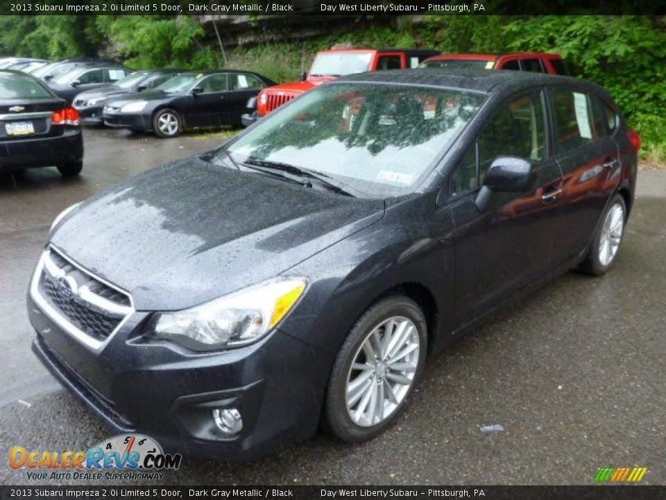2013 Subaru Impreza 2.0i Limited 5 Door Dark Gray Metallic / Black Photo #8