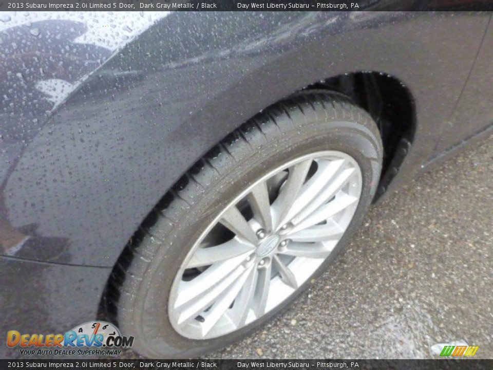 2013 Subaru Impreza 2.0i Limited 5 Door Dark Gray Metallic / Black Photo #9