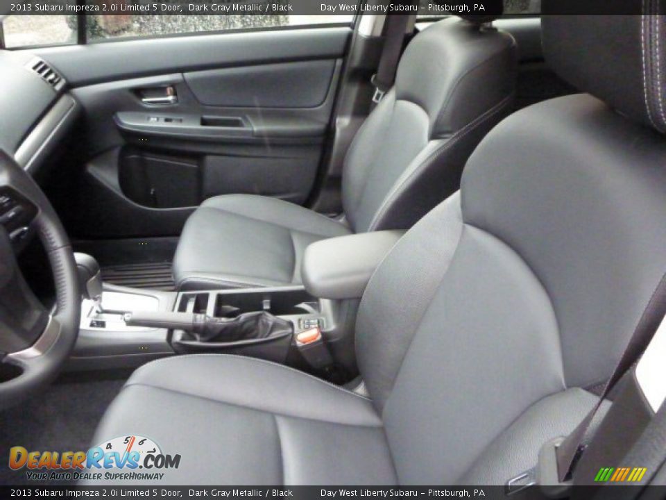 2013 Subaru Impreza 2.0i Limited 5 Door Dark Gray Metallic / Black Photo #10