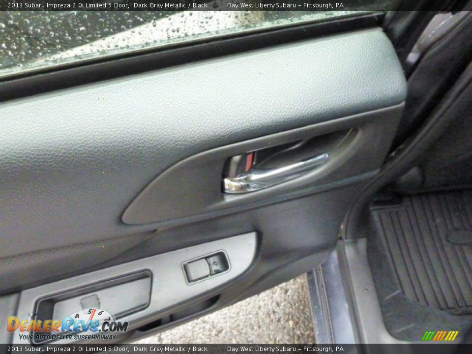 2013 Subaru Impreza 2.0i Limited 5 Door Dark Gray Metallic / Black Photo #13