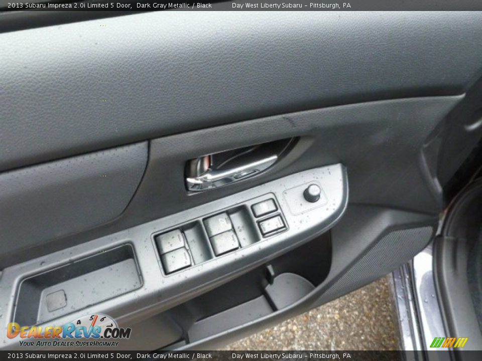 2013 Subaru Impreza 2.0i Limited 5 Door Dark Gray Metallic / Black Photo #14