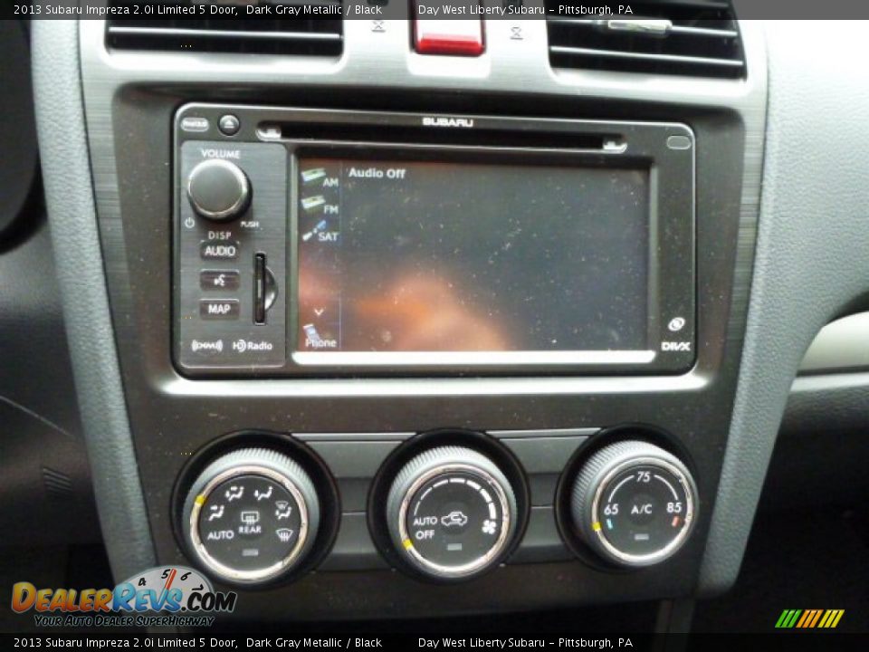 2013 Subaru Impreza 2.0i Limited 5 Door Dark Gray Metallic / Black Photo #19