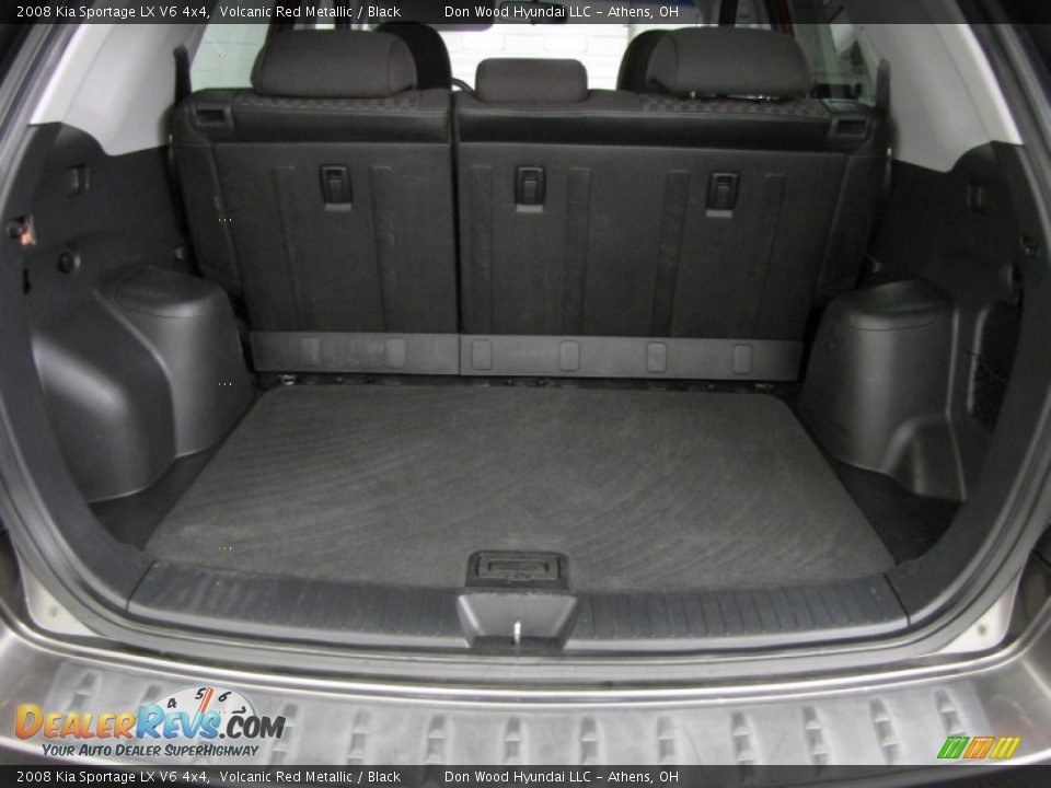 2008 Kia Sportage LX V6 4x4 Volcanic Red Metallic / Black Photo #4