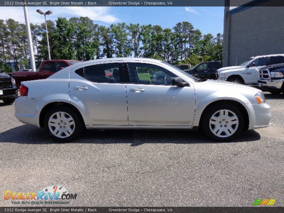 2012 Dodge Avenger SE Bright Silver Metallic / Black Photo #7