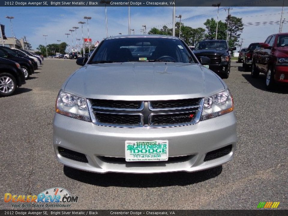 2012 Dodge Avenger SE Bright Silver Metallic / Black Photo #10