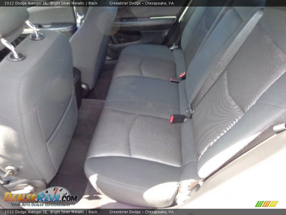 2012 Dodge Avenger SE Bright Silver Metallic / Black Photo #12
