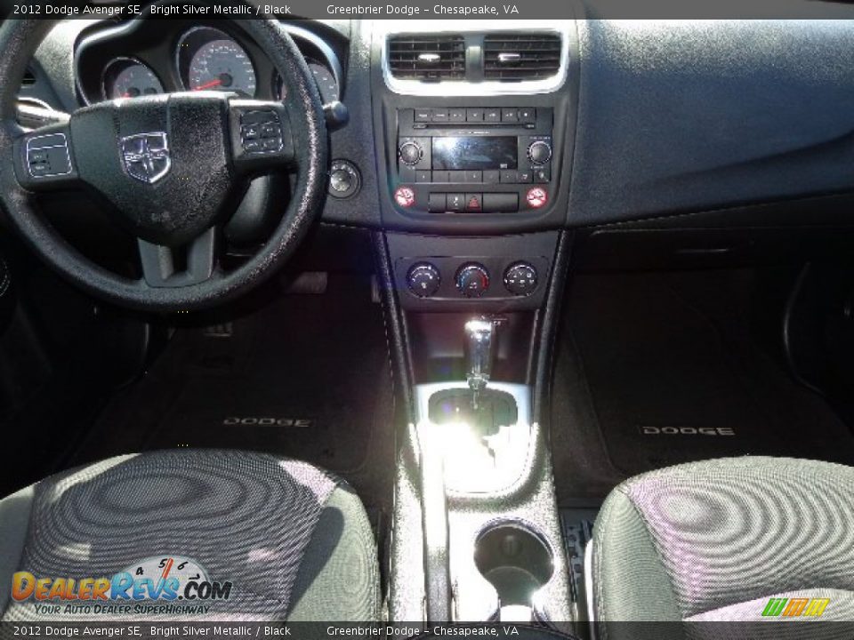 2012 Dodge Avenger SE Bright Silver Metallic / Black Photo #16