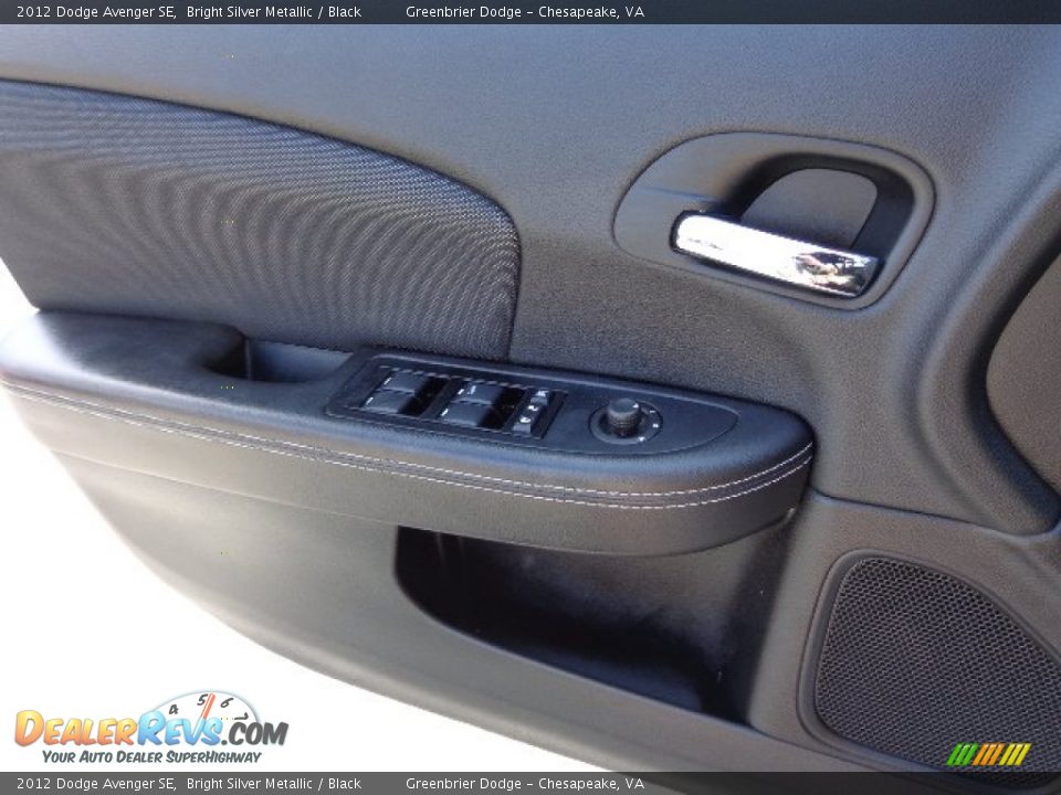 2012 Dodge Avenger SE Bright Silver Metallic / Black Photo #17
