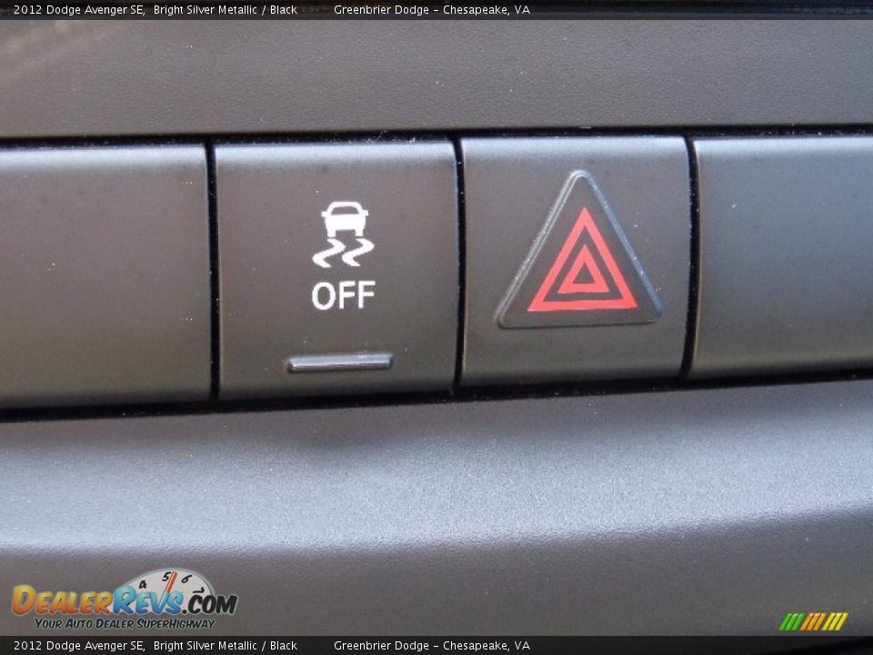 2012 Dodge Avenger SE Bright Silver Metallic / Black Photo #19