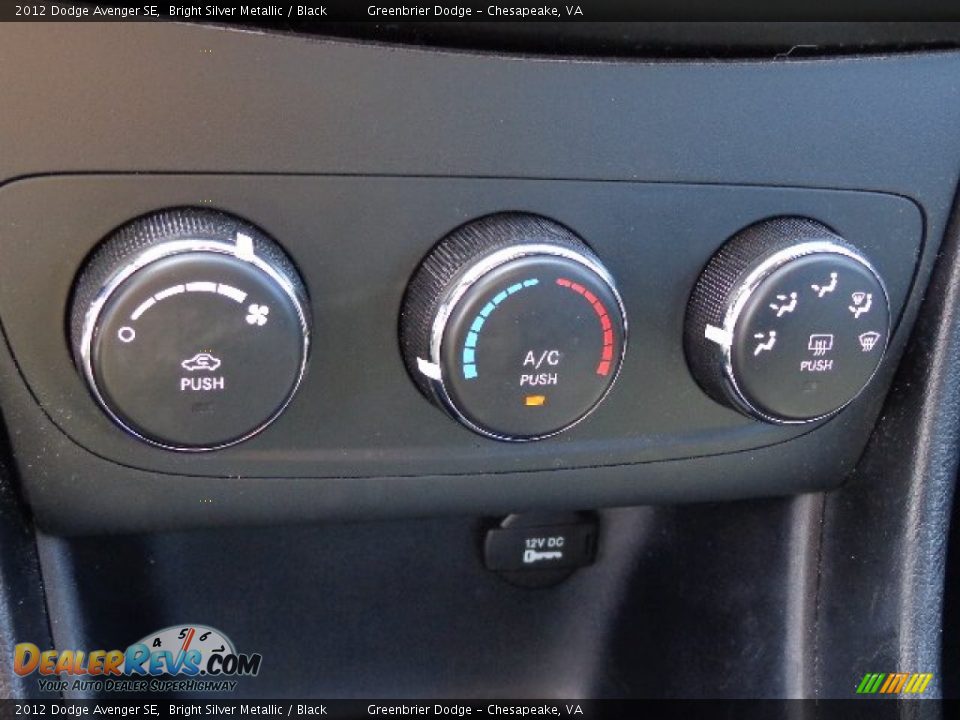 2012 Dodge Avenger SE Bright Silver Metallic / Black Photo #20