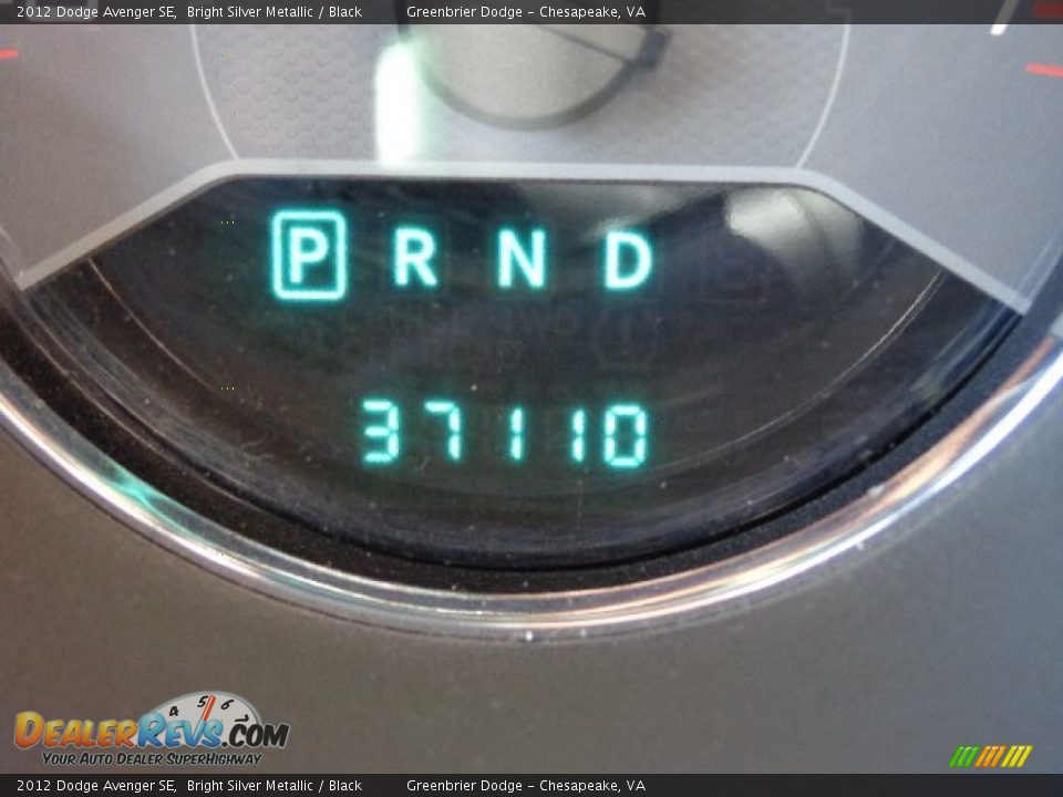 2012 Dodge Avenger SE Bright Silver Metallic / Black Photo #23