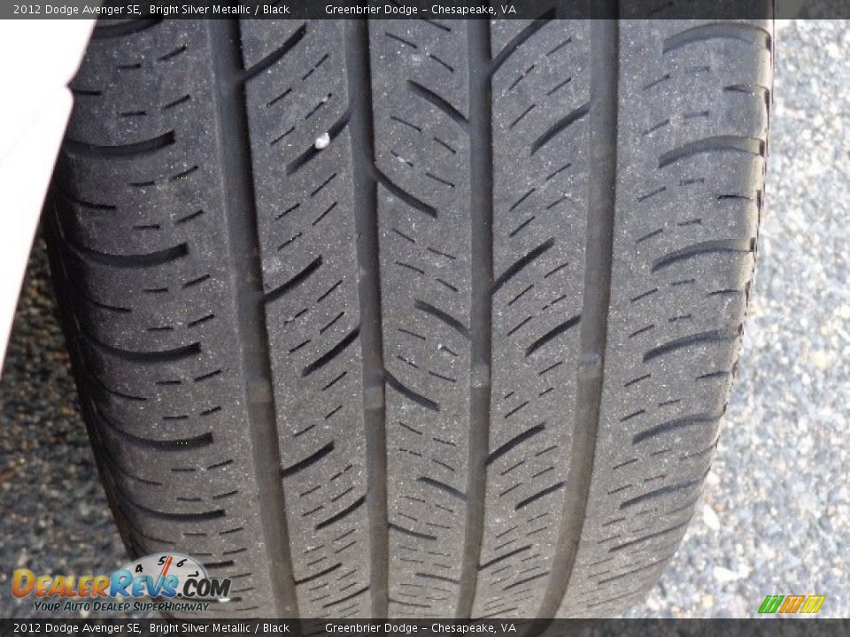 2012 Dodge Avenger SE Bright Silver Metallic / Black Photo #26