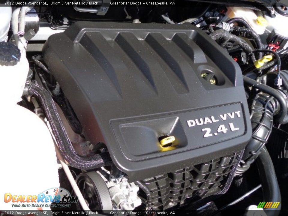 2012 Dodge Avenger SE Bright Silver Metallic / Black Photo #27