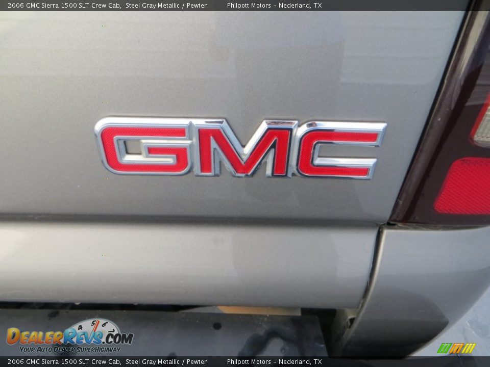 2006 GMC Sierra 1500 SLT Crew Cab Steel Gray Metallic / Pewter Photo #19