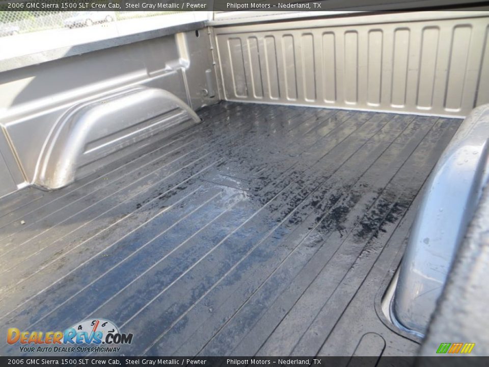 2006 GMC Sierra 1500 SLT Crew Cab Steel Gray Metallic / Pewter Photo #29