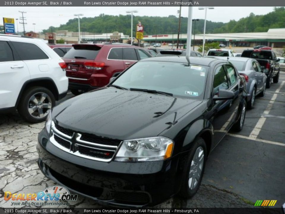 2013 Dodge Avenger SE Black / Black Photo #1