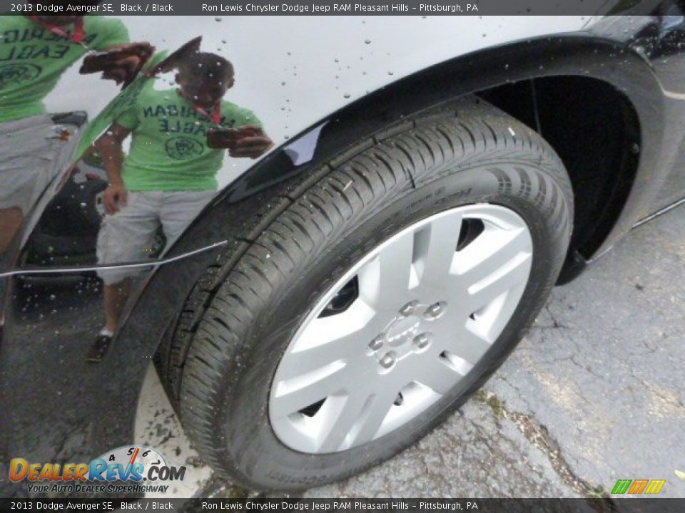 2013 Dodge Avenger SE Black / Black Photo #9