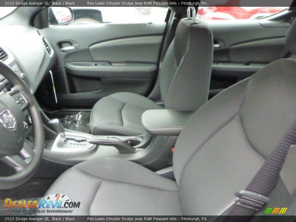 2013 Dodge Avenger SE Black / Black Photo #10