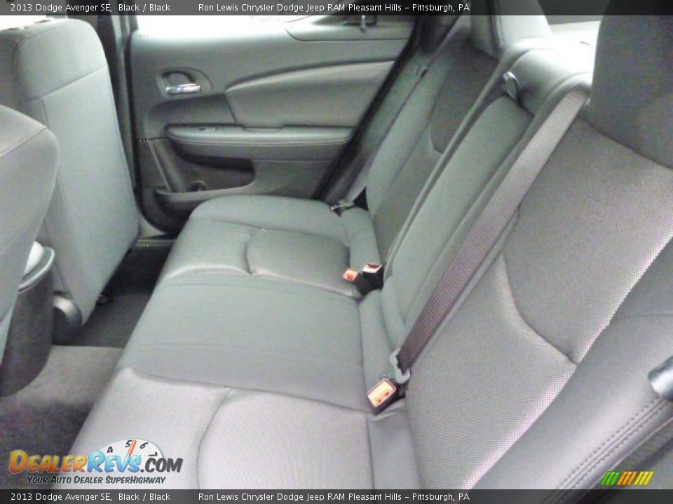 2013 Dodge Avenger SE Black / Black Photo #11
