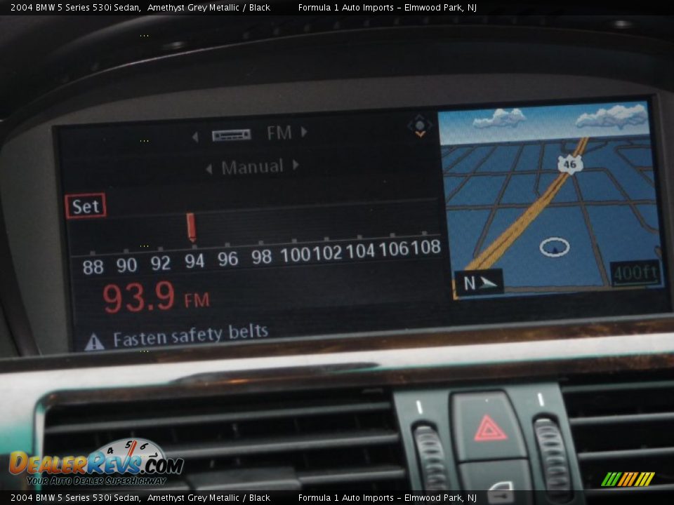 2004 BMW 5 Series 530i Sedan Amethyst Grey Metallic / Black Photo #10