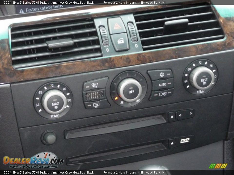 2004 BMW 5 Series 530i Sedan Amethyst Grey Metallic / Black Photo #11