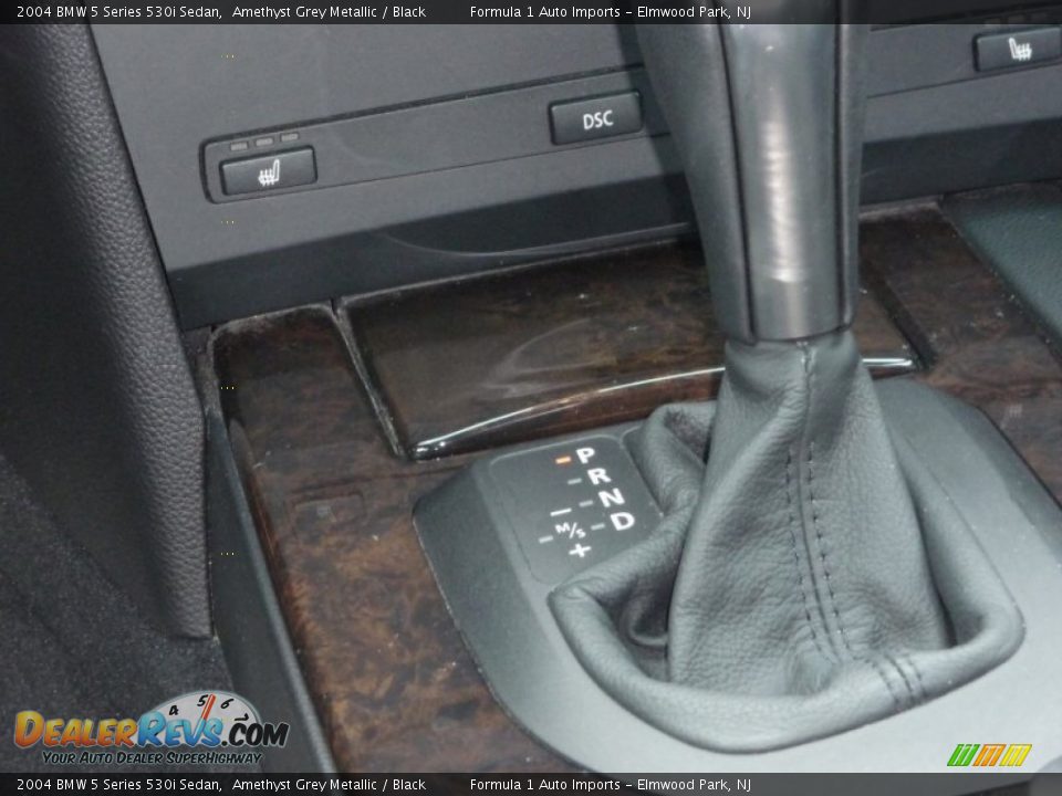 2004 BMW 5 Series 530i Sedan Amethyst Grey Metallic / Black Photo #12