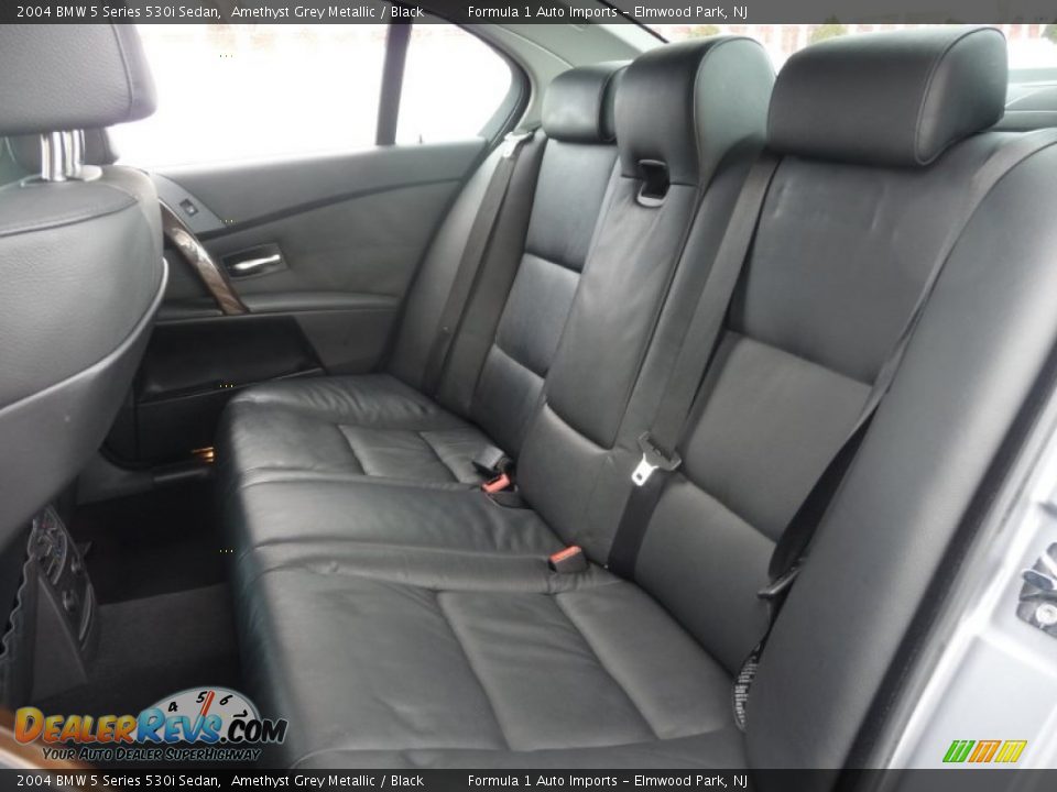 2004 BMW 5 Series 530i Sedan Amethyst Grey Metallic / Black Photo #15