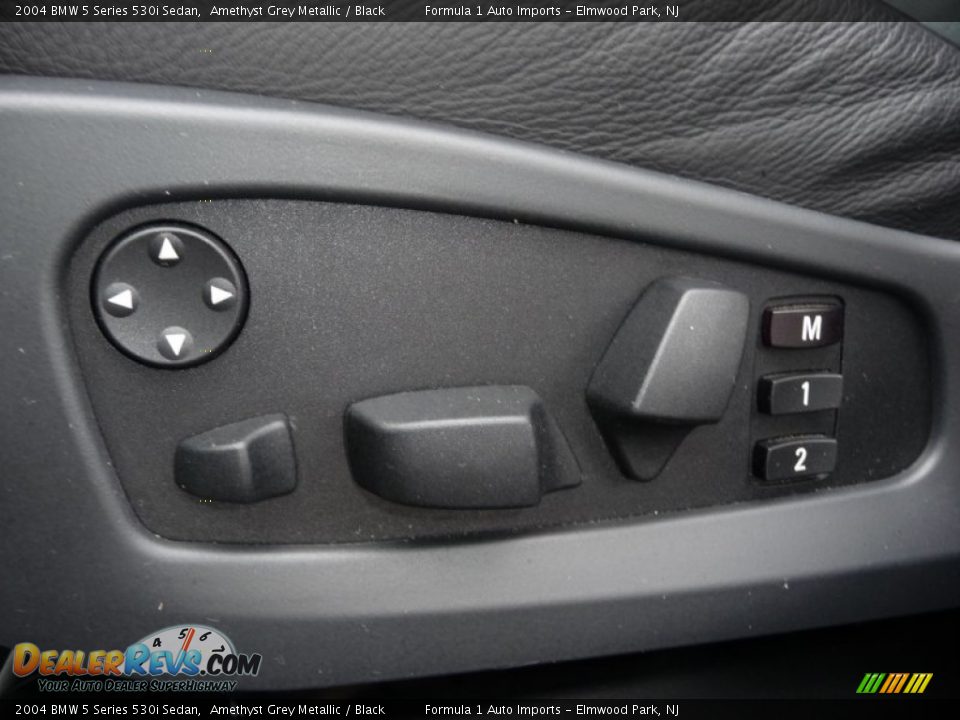 2004 BMW 5 Series 530i Sedan Amethyst Grey Metallic / Black Photo #18