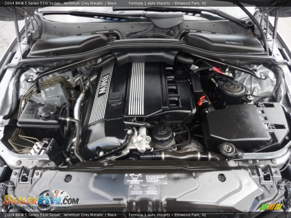 2004 BMW 5 Series 530i Sedan Amethyst Grey Metallic / Black Photo #23