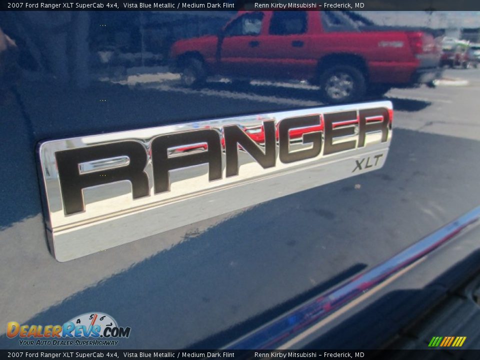 2007 Ford Ranger XLT SuperCab 4x4 Vista Blue Metallic / Medium Dark Flint Photo #9