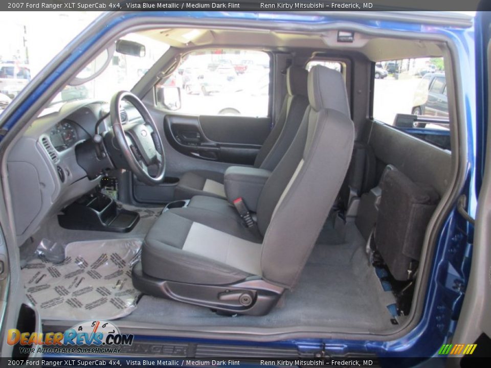 2007 Ford Ranger XLT SuperCab 4x4 Vista Blue Metallic / Medium Dark Flint Photo #10