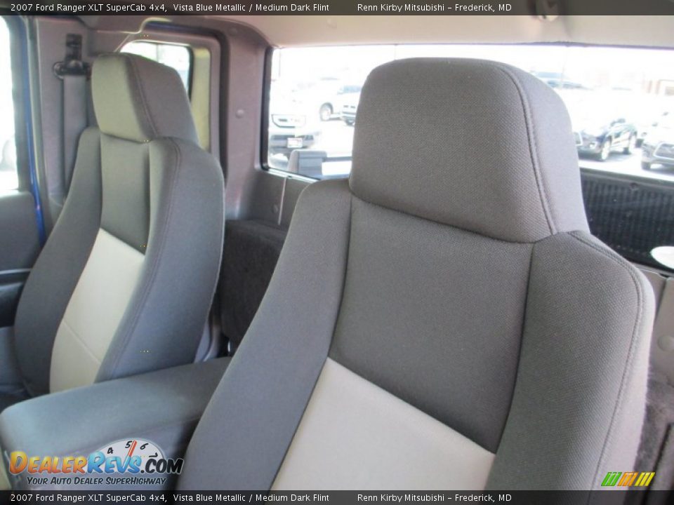 2007 Ford Ranger XLT SuperCab 4x4 Vista Blue Metallic / Medium Dark Flint Photo #11
