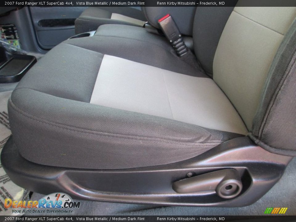 2007 Ford Ranger XLT SuperCab 4x4 Vista Blue Metallic / Medium Dark Flint Photo #15