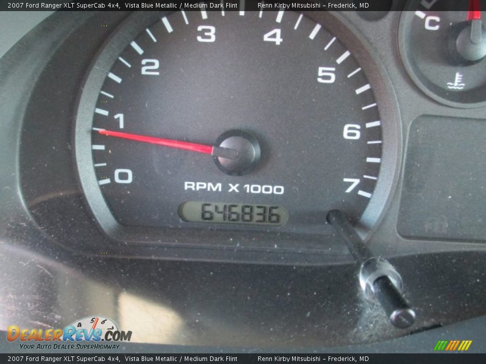 2007 Ford Ranger XLT SuperCab 4x4 Vista Blue Metallic / Medium Dark Flint Photo #16
