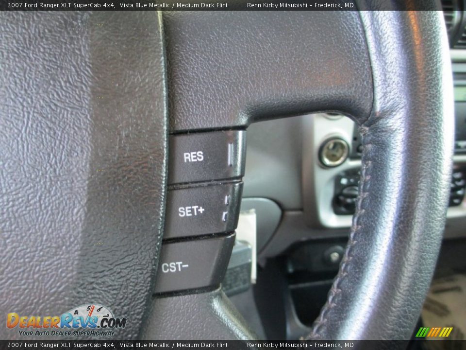2007 Ford Ranger XLT SuperCab 4x4 Vista Blue Metallic / Medium Dark Flint Photo #20