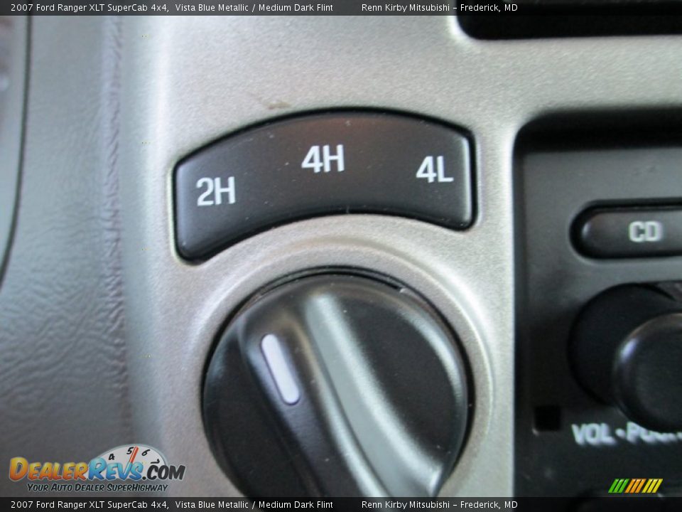 2007 Ford Ranger XLT SuperCab 4x4 Vista Blue Metallic / Medium Dark Flint Photo #23