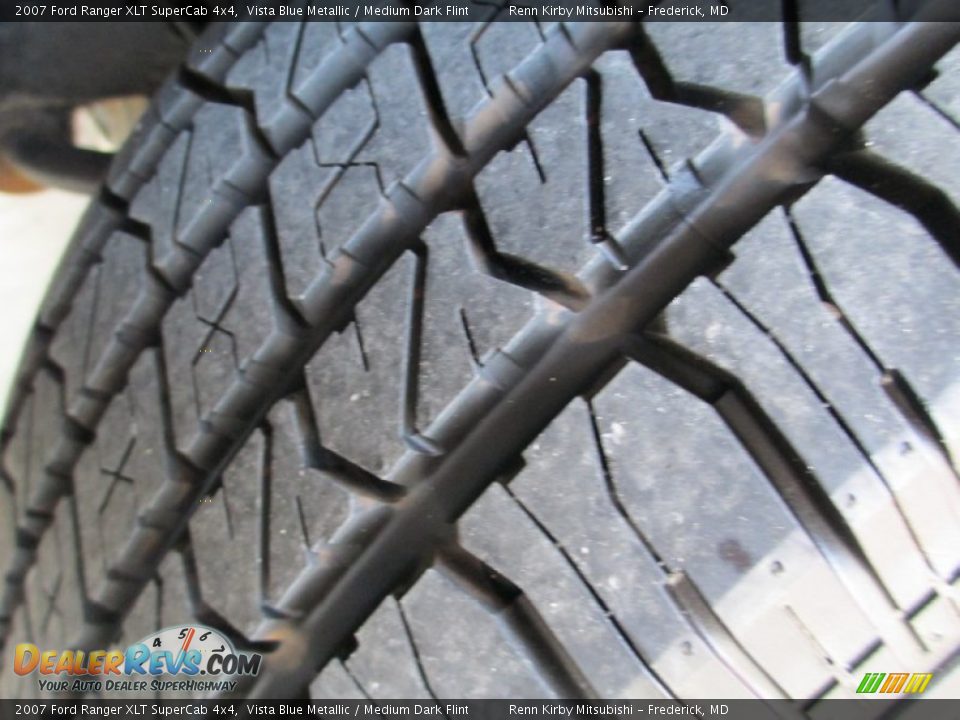 2007 Ford Ranger XLT SuperCab 4x4 Vista Blue Metallic / Medium Dark Flint Photo #25