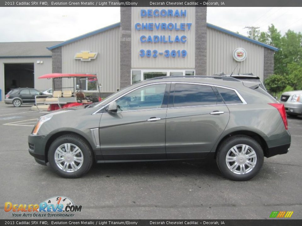 2013 Cadillac SRX FWD Evolution Green Metallic / Light Titanium/Ebony Photo #1