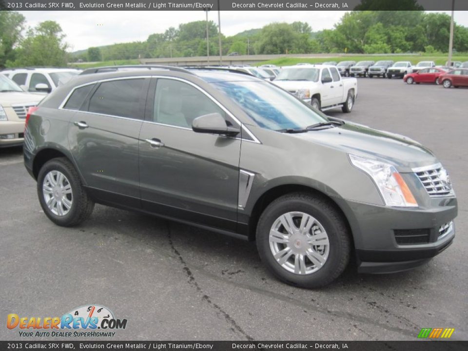 2013 Cadillac SRX FWD Evolution Green Metallic / Light Titanium/Ebony Photo #3