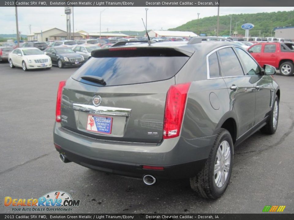 2013 Cadillac SRX FWD Evolution Green Metallic / Light Titanium/Ebony Photo #4