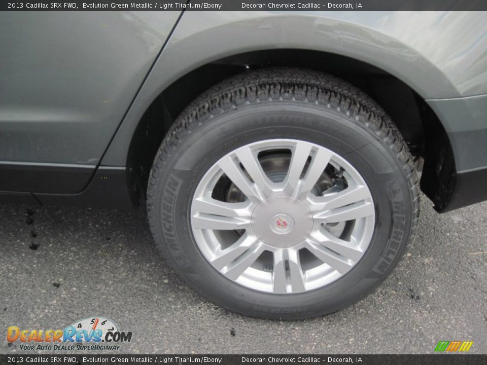 2013 Cadillac SRX FWD Evolution Green Metallic / Light Titanium/Ebony Photo #5
