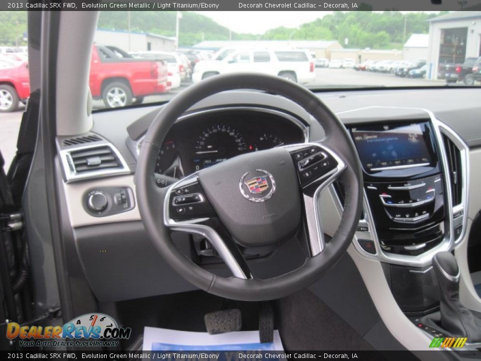 2013 Cadillac SRX FWD Evolution Green Metallic / Light Titanium/Ebony Photo #8