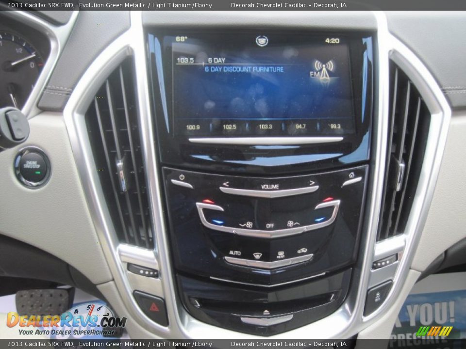 2013 Cadillac SRX FWD Evolution Green Metallic / Light Titanium/Ebony Photo #10
